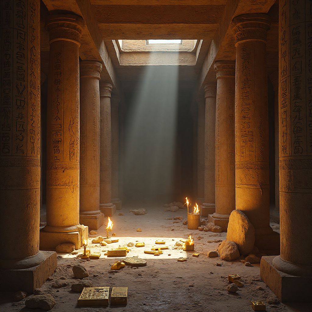 Ancient temple room