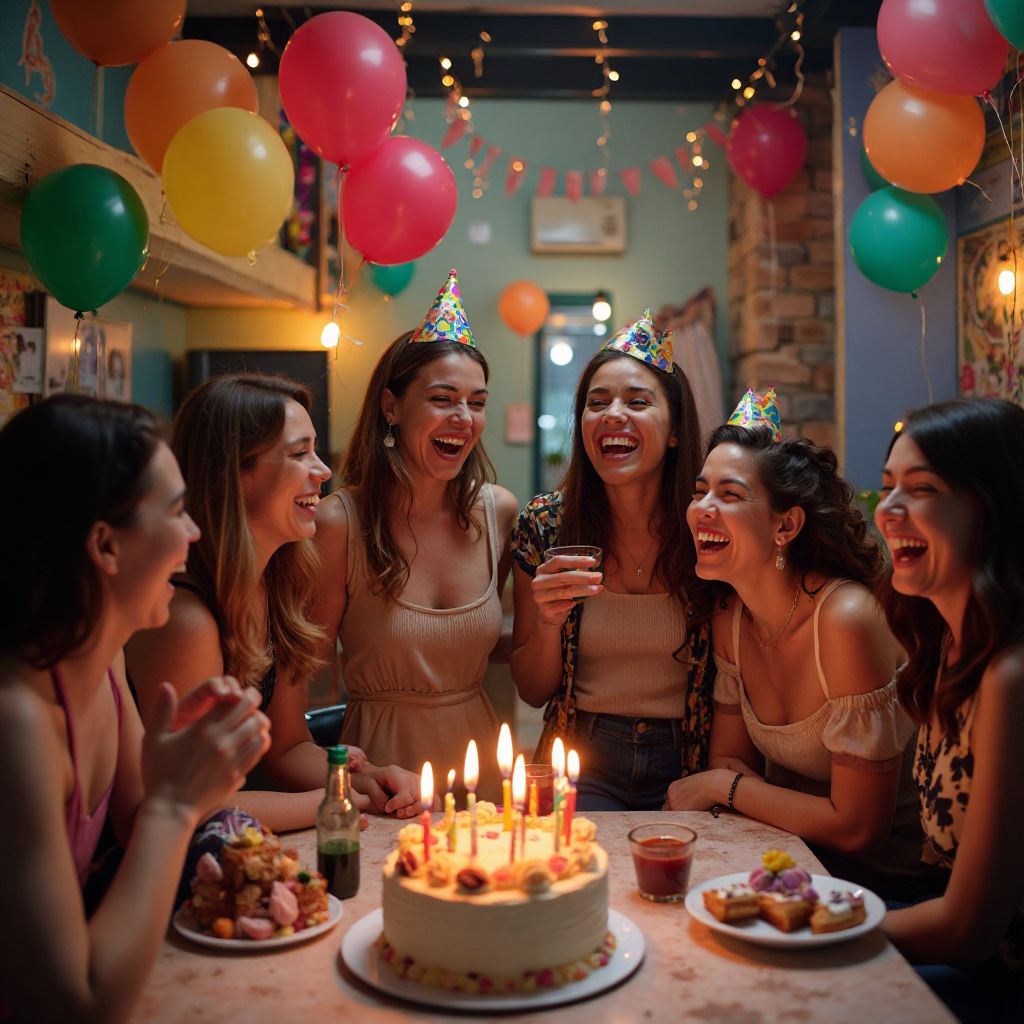 Birthday party celebration